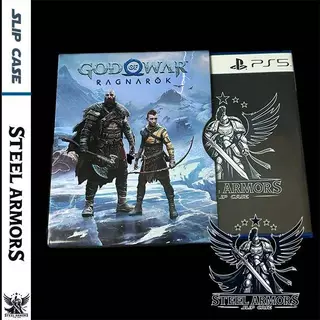 (Somente Caixa De Aço , Sem Disco De Jogo) God of War Ragnarök | For PS4/PS5 Steel Slip Case | ONi Fantasy Box