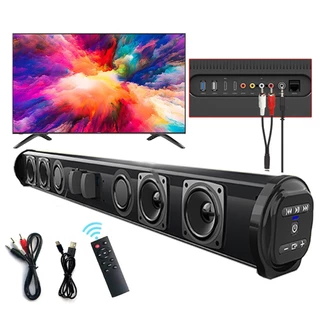 Barra De Som Do Home Theater Estéreo De 20W Com Fio/Alto-Falante Bluetooth Sem Da TV