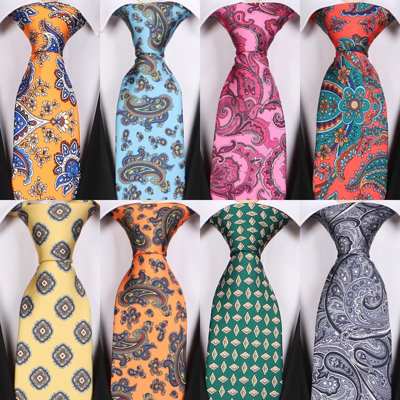 S&amp;W SHLAX&amp;WING Shlax&amp;Wing Cravatta Da Uomo Paisley Dark Verde Seta 147cm Lungo 104069593