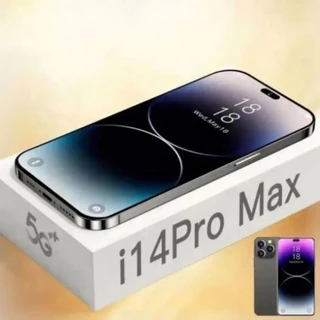 Venda Direta De Fábrica i14 Pro Max 16GB + 512GB Telefone Celular De Memória Grande Com Câmera De Beleza Inteligente