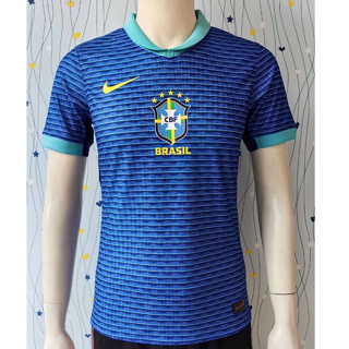 Kit Treino Seleção Brasil Nike 24/25 Camisa e Bermuda Azul Marinho