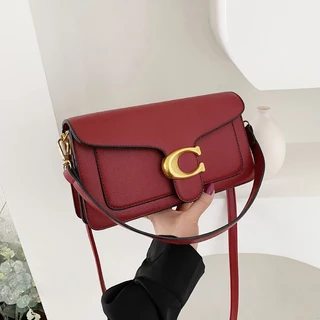 2024 Novo Estilo Bolsa Ladies Messenger Bag /Simple Fashion Small Square Bag