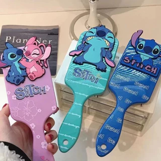 Disney Anime Lilo Pentes De Ponto De Desenho Animado Mickey Minnie Mouse Almofada De Ar Massagem Para Crianças Cabelo Meninas