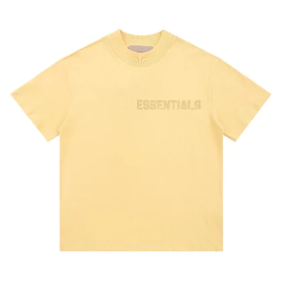 Street Wear Top Tridimensional Epoxy Craft de manga curta em tecido de algodão puro 230g Loose F