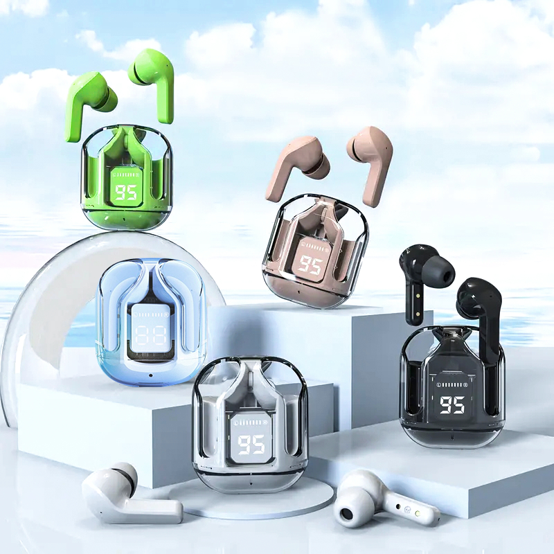 BT30 2024 Novos Fones De Ouvido Bluetooth Sem Fio Ruído Cancelando HiFi Stereo Com Visor Digital Caixa De Transporte De Jogos Esportivos H4 Air31
