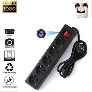 Câmera wifi Multifuncional EU Tomada Plug 1080P HD Mini Digital Inteligente Doméstica espiã