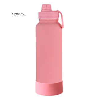 Garrafa De Água Isolada 1200ml De Aço Inoxidável Esportiva Copo Térmico Portátil Nome Personalizada