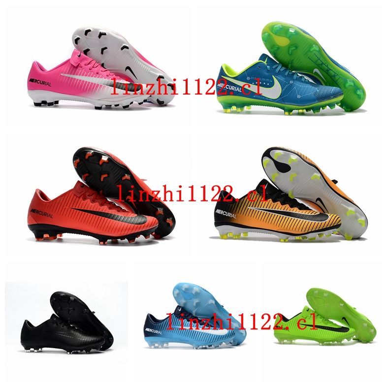 Sapatos De Futebol Mercúrios Vapores XIes FG Firme Terra Limpa Botas Masculino Ao Ar Livre Tamanho 39-45EUR