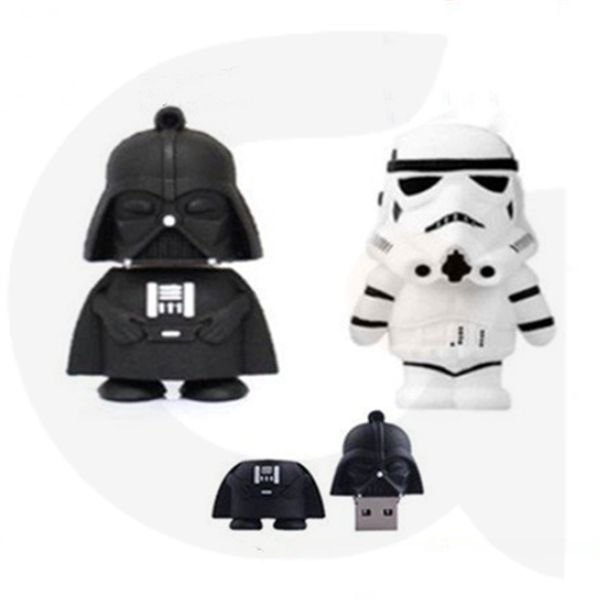 Star Wars Desenho Animado Em Silicone USB 2.0 De Alta Velocidade 1GB 2GB 4GB 8GB 16GB 32GB 64GB 128GB 2TB Pen Drive Stick