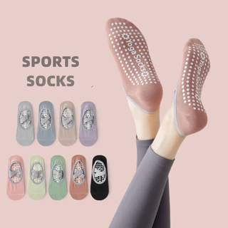 Meias de Silicone Antiderrapante Meias de Yoga Pilates Fitness Esportivo Meias de Algodão Puro