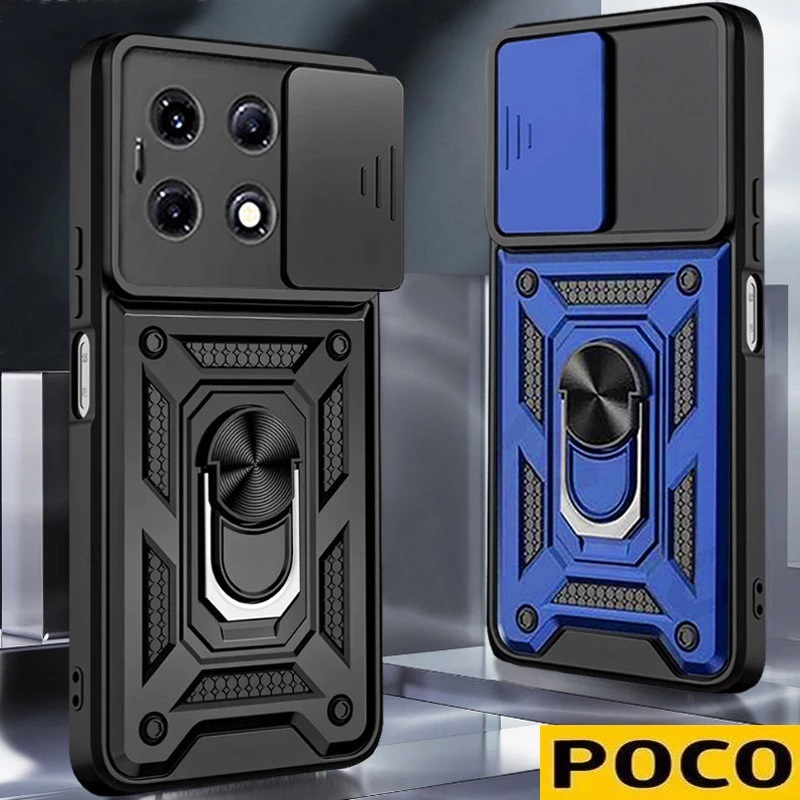 Capa Xiaomi POCO M6 X6 Pro 5G Protetora Armadura De Câmera Resistente