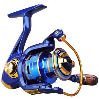 Sougayilang Carretel De Pesca Giratório 1000-7000 Modelo 12BB 5.2: 1 Relação De Engrenagem Para Em Água Doce