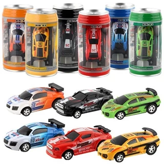 Mini Lata De Coca-Cola Speed Rc Rádio Remoto Conrtol Micro Racing Carro Com Led Lingts Kids Toys Gift (1PC)