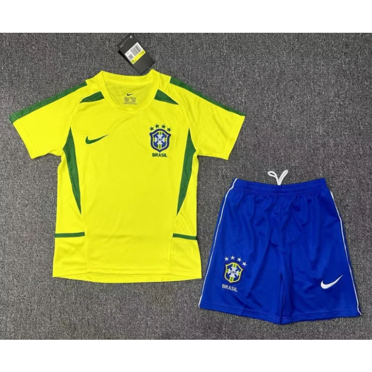 2002 Retro Brasil Home Camisa De Suor De Futebol