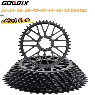 Coroa Unica Padrão Sram Eagle Sx Nx Gx X01 Xx1 XO X9 Offset 0mm 32 34 36 Dentes 38 40 42 44 46 48D MTB/Road Para SRAM Direct Mount
