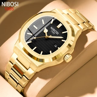 NIBOSI Relógio Masculino De Moda Simples De Quartzo Luminoso À Prova D