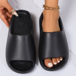 Summer Ladies Slipers Plataforma Mules Sapatos Mulher Flats 2024 Novos Homens Chinelos De Moda Flip-Flops Interior