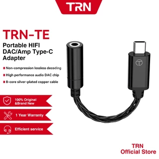 TRN-TE DAC Portátil HIFI 3,5mm Para Adaptador Tipo C