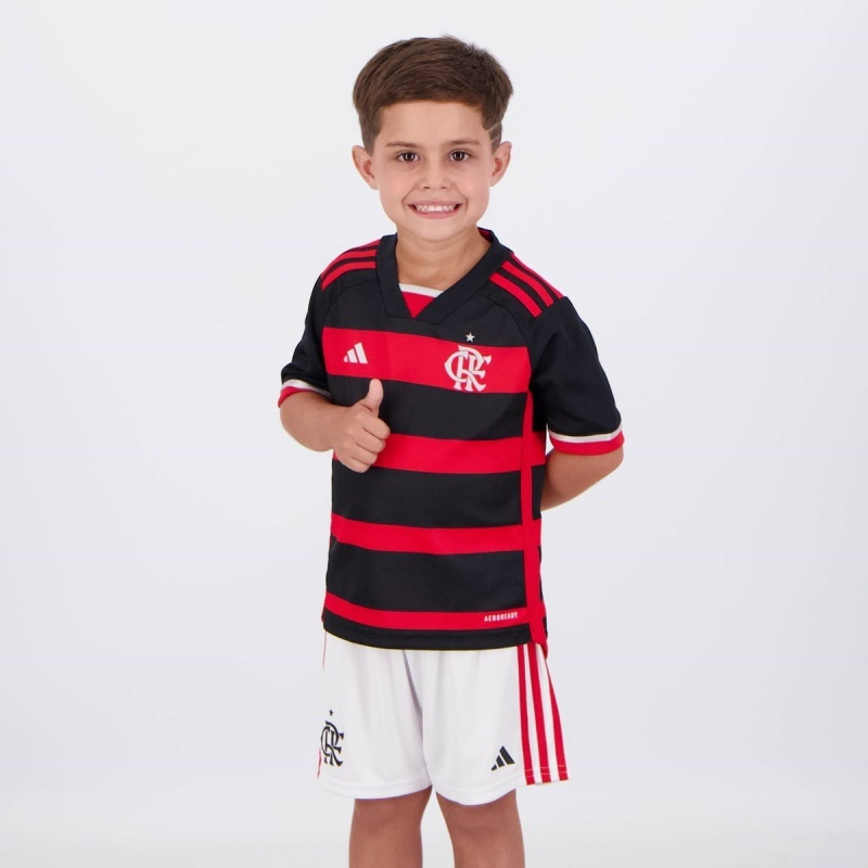 Novo 2024/2025 home Tailândia Camisa De Futebol Infantil 1 : 1 FLMG