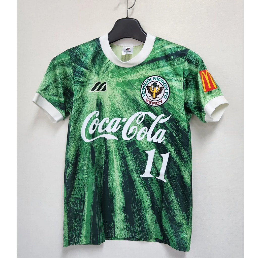 1993 TOKYO Yomiuri Verdy Home S/No . 11 KAZU Miura Camisa Liga J Trikot sz XS1993