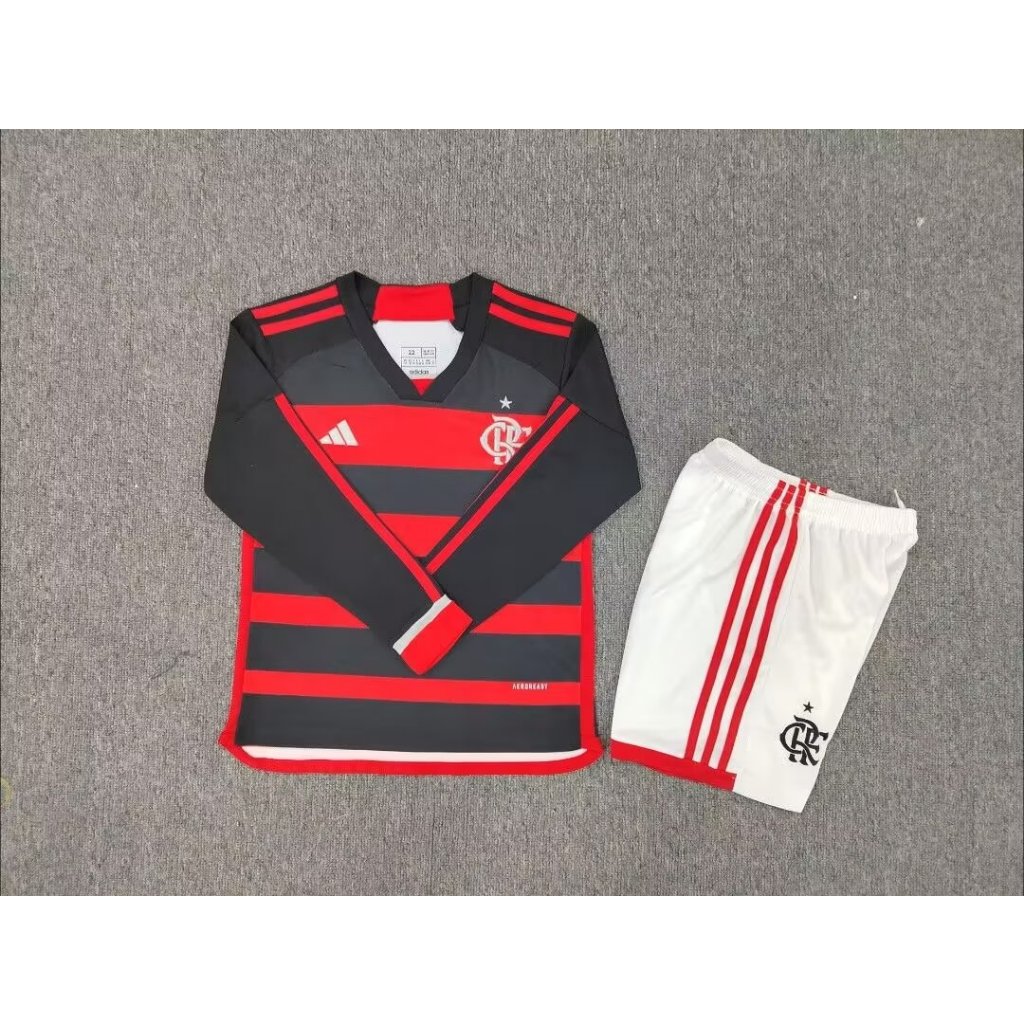 Terno Longo Kids 24/25 Camiseta De Futebol Jersey Football