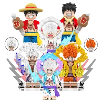 Blocos De Construção Educacionais Série Anime minifigure Montado Luffy Modelo Boneca
