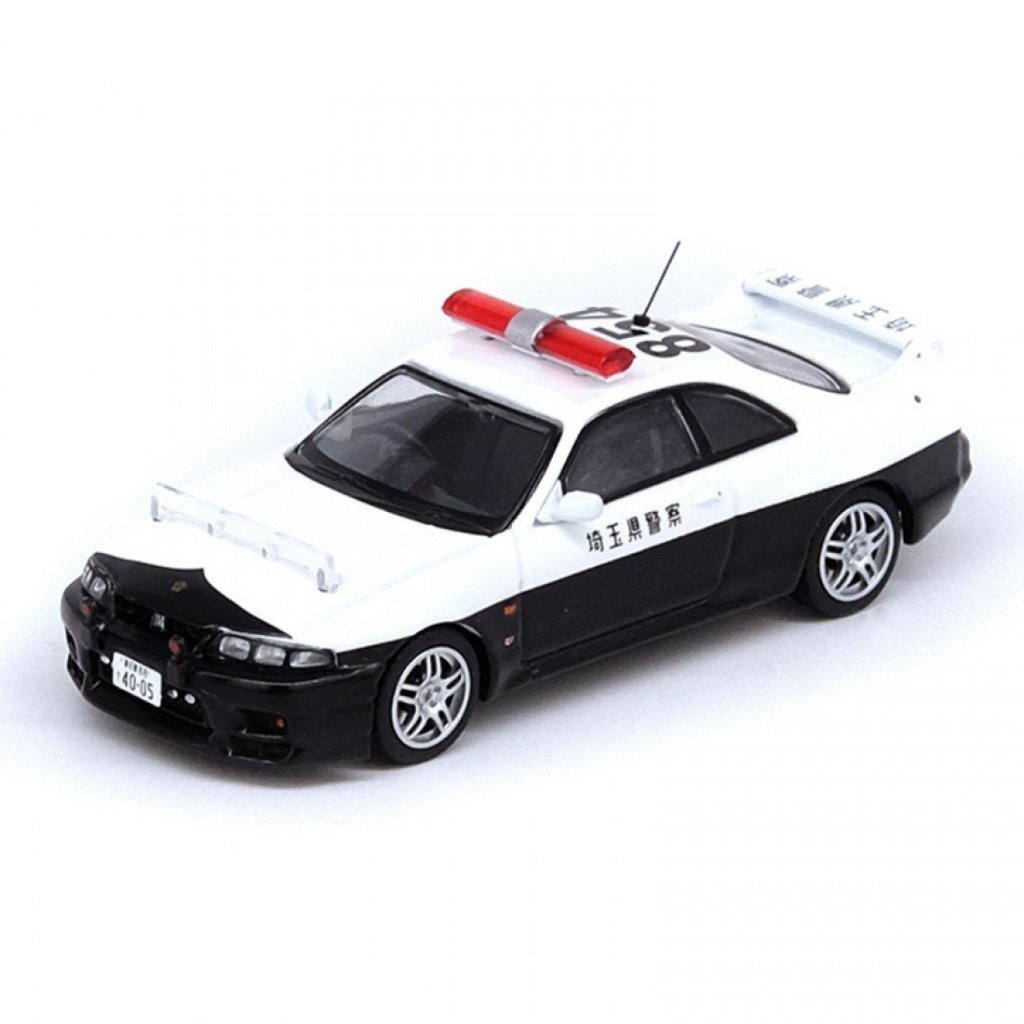 INNO64 1/64 Nissan Skyline GT-R R33ミニカー Inno64 IN64-R33-JPC 1/64 NISSAN SKYLINE GT-R R33 SAITAMA Polícia