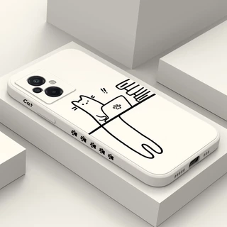Capa Para Gatos De Trabalho Duro Xiaomi Poco M6 X6 F6 M5 M5S F5 X5 Pro C65 C40 4G 5G Moda Design Criativo