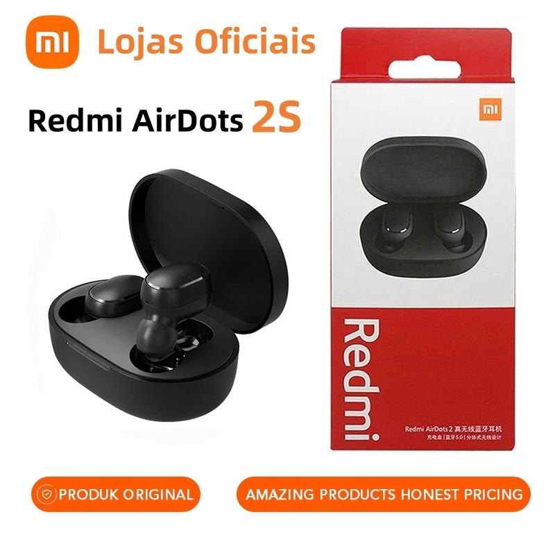 Original Xiaomi Redmi Airdots 2s Fone Wireless Earbuds In-Ear Stereo Earphone Bluetooth Headphones with Mic Airdots 2 Headset