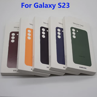 Para Samsung Galaxy S23 5G Capa De Silicone Macia De Alta Qualidade Protetora De Toque Sedoso