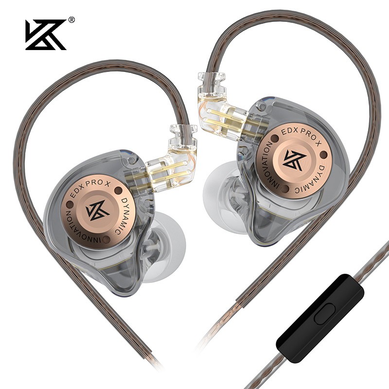 KZ EDX Pro X Fone De Ouvido Dinâmico Intra-Auricular Hi-Fi Jogo