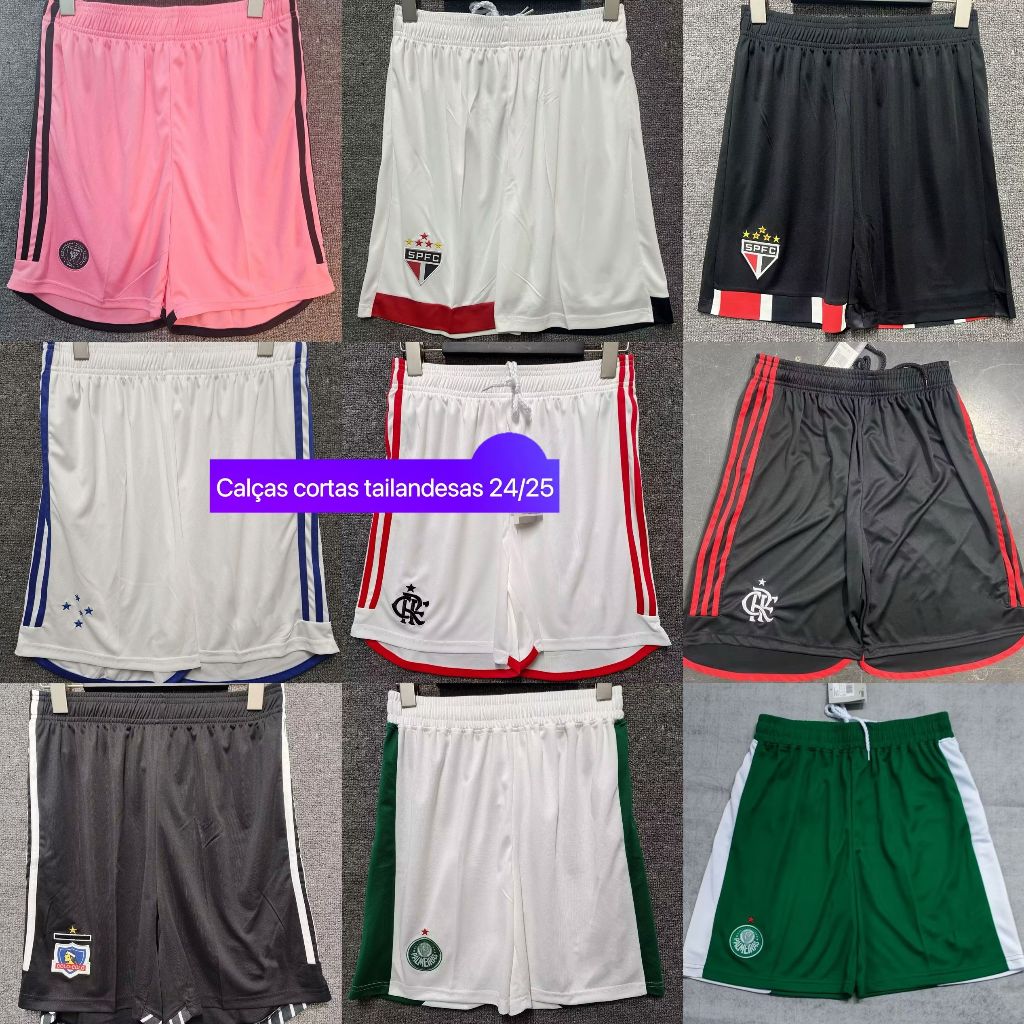 24-25 Calções esportivos de futebol ao ar livre versão tailandesa 1: 1