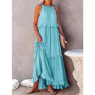 Vestidos Longos De Praia De Verão Para Mulheres , Roupas Femininas , Evangelical