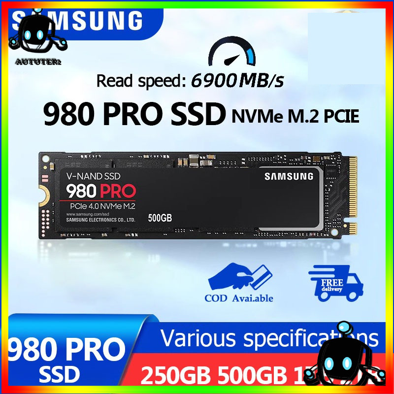 Samsung SSD 980 evo NGFF M . 2 Disco Rígido SSD 128G/1T/2T/4TSSD Notebook PC Unidade De Estado Sólido MSATA