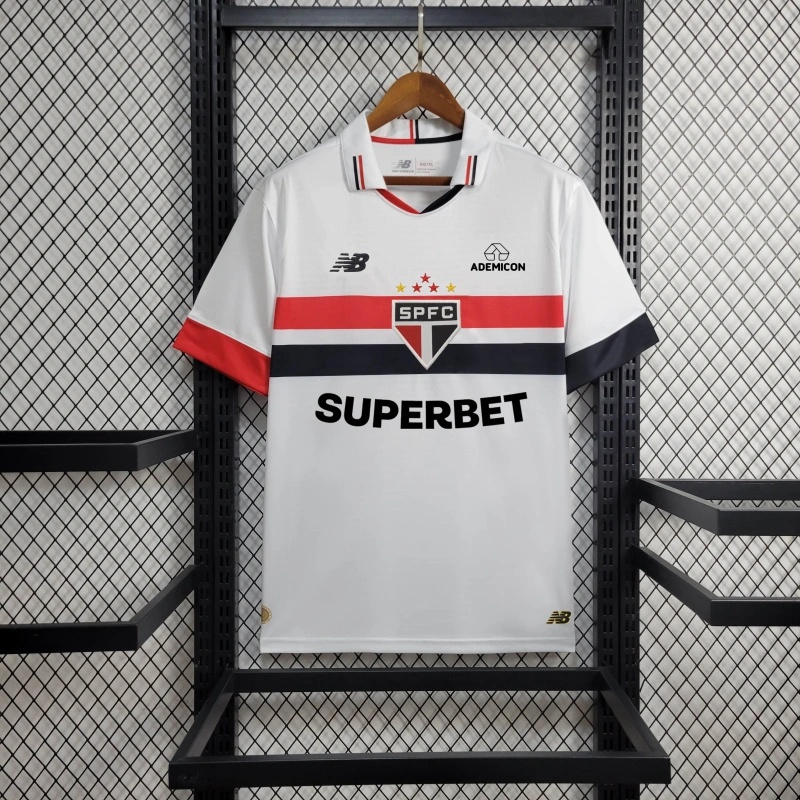 24/25 Camisa De Futebol Home Patrocinadores Domésticos