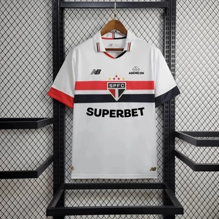 24/25 Camisa De Futebol Home Patrocinadores Domésticos