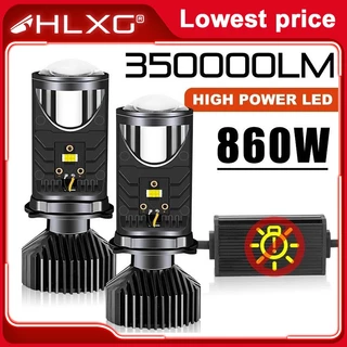 Super Bright Lente De Projetor Led H4 350000LM Lente Mini H4 Lâmpadas De Teto Para Carro H4 Bi 860W Canbus Turbo Nevoeiro 12V 36V