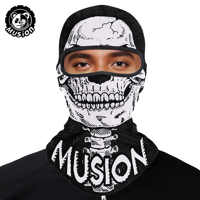 Musion Balaclava Capacete Máscara Facial Completa Impressão Moto