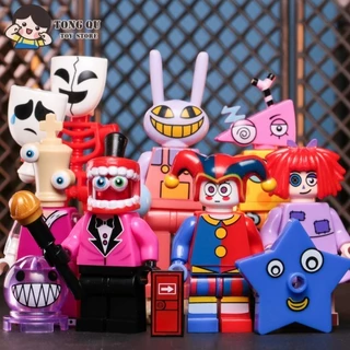 Anime Minifigures Incrível Circo Digital Pomni Bloco de Construção Doll Collection Gift mini Modelo Brinquedo
