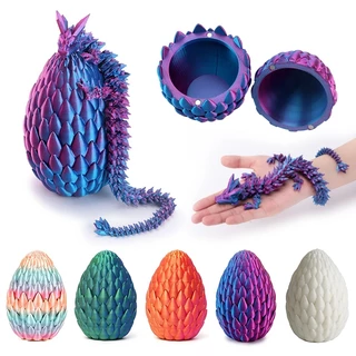 Atualização Do Dragão Magnético 3D Impresso Em Cristal Gema , 3D Articulado Brinquedos , Juntas Rotativas Fidget Toy For Kid Gift