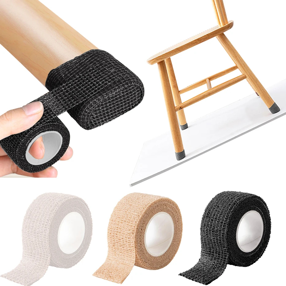 4pcs 2.5 * 4m Fita Auto-Adesiva Durável Para Cadeiras De Coberturas Antiderrapantes As Pernas De Mesa Proteção Das Móveis Os Pés Embrulhar