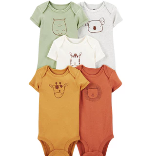 Baby clothes/roupas para bebê/roupa de bebê masculino 5 Pcs Desenho Body Trajes Unissex 100 % Algodão Fofo Roupas De