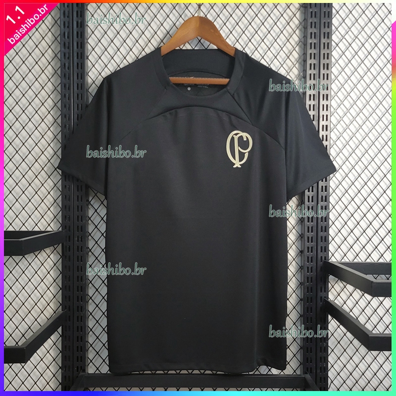 Camisa De Time Treino 2022 Preta Futebol KLDA