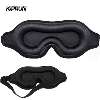 KIPRUN 3D Máscara Para Dormir Com Espuma De Memória , 100 % Blackout Mulheres Homens Macia E Confortável Bloqueio Leve