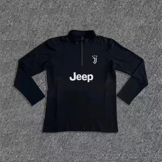 Meio Zíper Treinamento de Futebol Jersey Treinamento de Futebol Jersey de Secagem Rápida Manga Longa de Corrida Esportiva Masculina