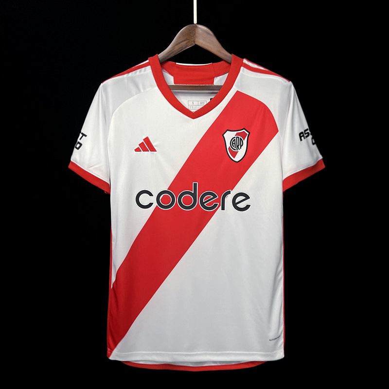 233/24 River Plate Home Camisa De Futebol De Manga Curta Thai Versão 1 : 1