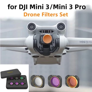 Conjunto De Filtros Drone Para DJI Mini 3 Pro/Proteção De Lentes UV CPL Polarização MCUV/ND/PL Acessórios Do Vidro Óptico De Substituição