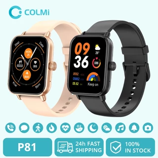 COLMI P81 Smartwatch Relógio Inteligente Para Mulher Homem Casal Presentes Original IP68 Bluetooth À Prova D