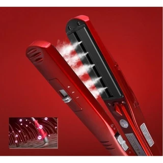 Alisador De Cabelo Kemei Cerâmico A Vapor De Ferro Plano Alisamento Por