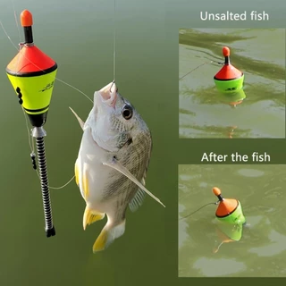 (Em Estoque) Automática De Pesca Float Gota De Água Para A Da Carpa Nano EVA Enfrentar Luz Noite Bobber Luminosa Flutuante Acessórios Boias Longas